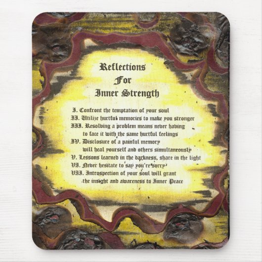 Reflexion der inneren Stärke Mousepad (Vorne)