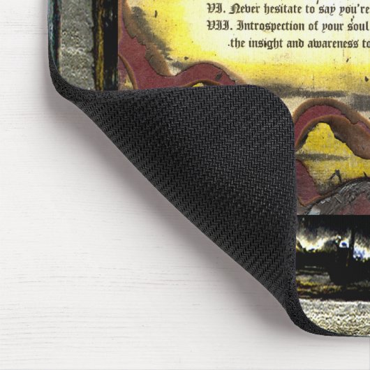 Reflexion der inneren Stärke Mousepad (Ecke)