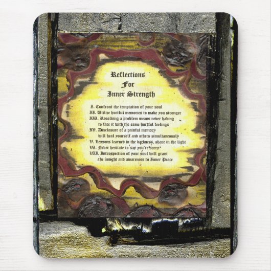 Reflexion der inneren Stärke Mousepad (Vorne)