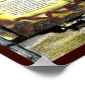 Reflexion der inneren Stärke Poster (Ecke)