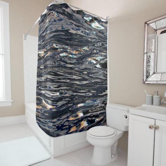 Reflexion der Seeseen Duschvorhang (Beispiel)