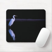 Reflexion eines Egrets Mousepad (Mit Mouse)
