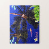 Reflexion im Koi-Teich Puzzle (Vertikal)