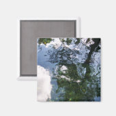 Reflexion im Sturgeon-Teichmagnet Magnet (Vorderseite/Rückseite)