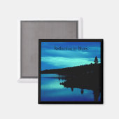 Reflexion in der Blues Magnet (Vorderseite/Rückseite)