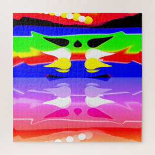 Reflexion in der Kunst Puzzle