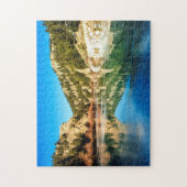 Reflexion in Elevenmile Schlucht Puzzle (Vertikal)