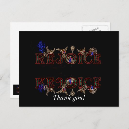 Reflexion Postkarte (Vorne/Hinten)