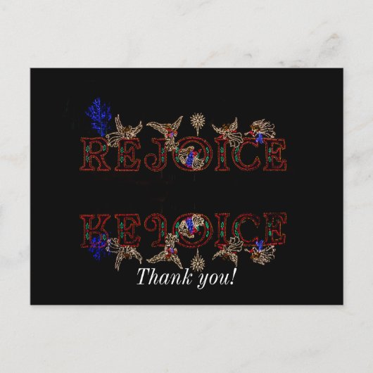 Reflexion Postkarte (Vorderseite)