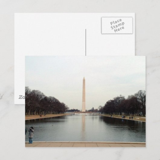 Reflexion Postkarte (Vorne/Hinten)