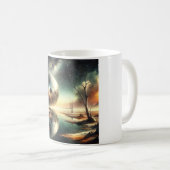 Reflexion über Chaos Kaffeetasse (VorderseiteRechts)