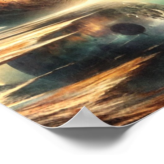 Reflexion über Chaos Poster (Ecke)