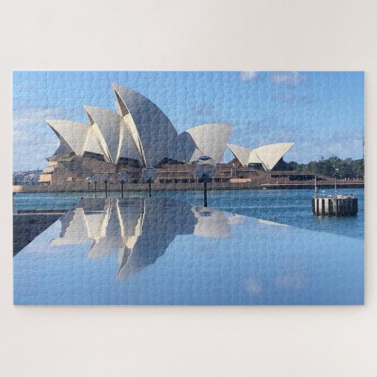 Reflexion über das Sydney Opernhaus Puzzle (Horizontal)