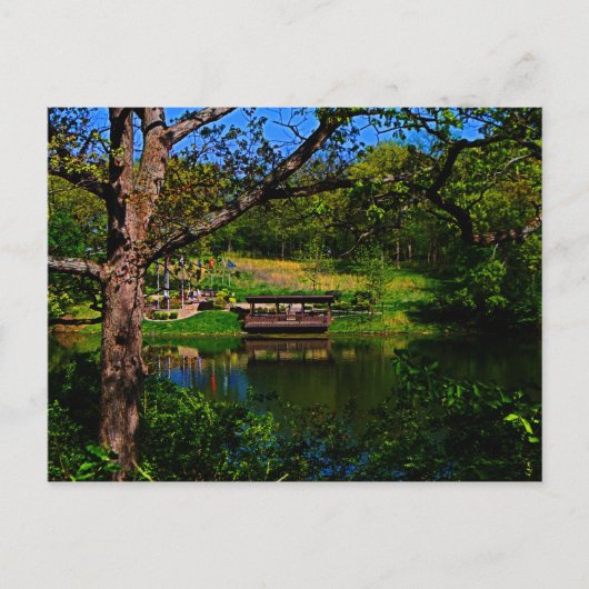 Reflexion über den Postkartensee Postkarte (Vorderseite)