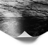 Reflexion über Wasser Fotodruck (Ecke)