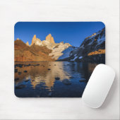 Reflexion von Fitz Roy am Sonnenaufgang Mousepad (Mit Mouse)