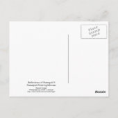 Reflexion von Pemaquid Postkarte (Rückseite)