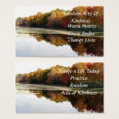 Reflexion zufälliger Handlungen von Kindeskarten (Vorne & Hinten)