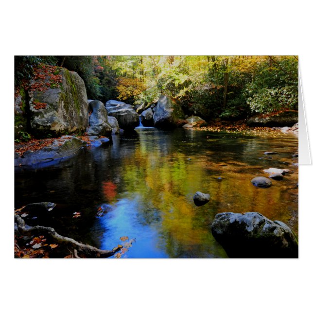 Reflexionen am großen Nebenfluss (Vorderseite (Horizontal))