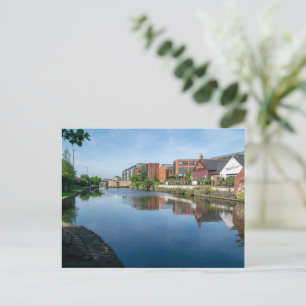 Reflexionen am Kanal, Wakefield Postkarte
