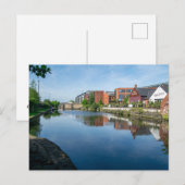 Reflexionen am Kanal, Wakefield Postkarte (Vorne/Hinten)