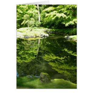 Reflexionen an Nitobe Garten