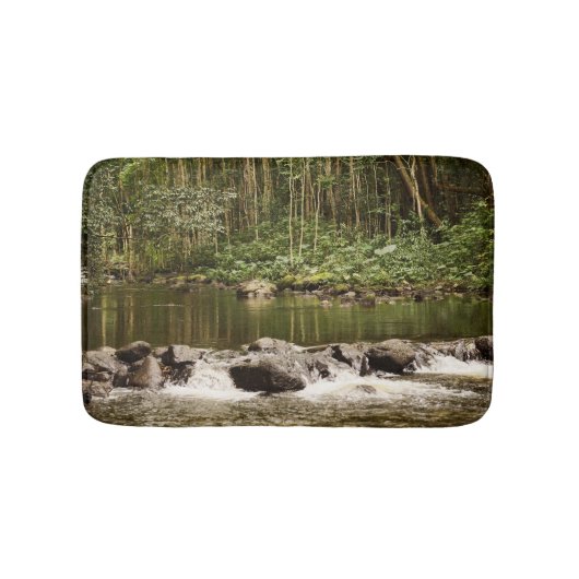 Reflexionen auf dem Wasser Badematte (Vorderseite)