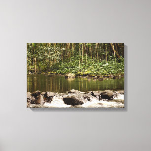 Reflexionen auf dem Wasser Leinwanddruck