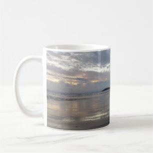 Reflexionen auf Gower Halbinsel-Strand-Tasse Kaffeetasse
