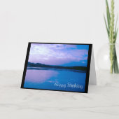 Reflexionen blau karte (Vorderseite)