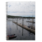 "Reflexionen" Boothbay Hafen MaineSpiral Notizbuch Notizblock (Vorderseite)