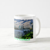 REFLEXIONEN der Fluss-Wasserfälle Unze Brisbane Kaffeetasse (VorderseiteRechts)