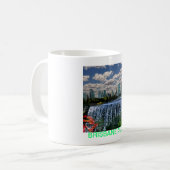 REFLEXIONEN der Fluss-Wasserfälle Unze Brisbane Kaffeetasse (Vorderseite Links)