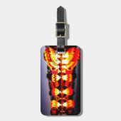 Reflexionen der Heißluft-Ballone Gepäckanhänger (Vorderseite vertikal)