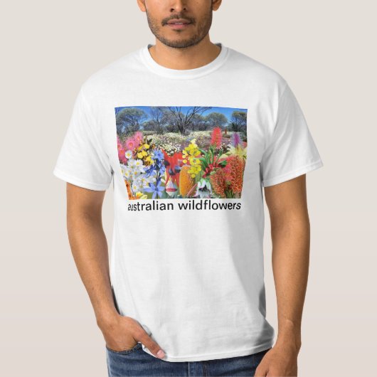 REFLEXIONEN der Unze-Australier-Wildblumen T-Shirt (Vorderseite)