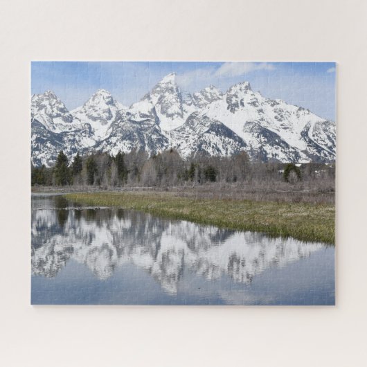Reflexionen des großartigen Tetons - 16x20 - 520 Puzzle (Horizontal)