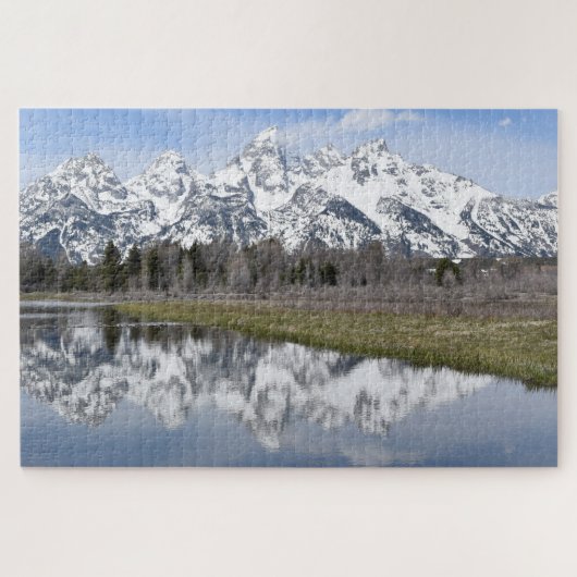 Reflexionen des großartigen Tetons - 20x30 - 1014 Puzzle (Horizontal)