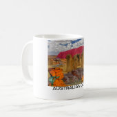 REFLEXIONEN des Unze- Australier-Hinterlandes Kaffeetasse (Vorderseite Links)