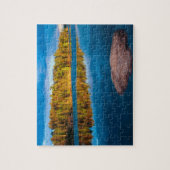 Reflexionen im frühen Abend in den Grenzgewässern Puzzle (Vertikal)