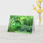 Reflexionen in einem Garten Karte (Gelbe Blume)
