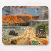 REFLEXIONEN VON Bahn Unze Oodnadatta Mousepad (Vorne)