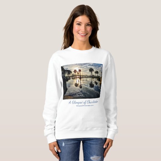 Reflexionen von Charleston-Sweatshirt -- Frauen Sweatshirt (Vorne ganz)