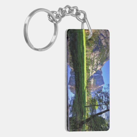 Reflexionen von Fällen Schlüsselanhänger (Vorderseite links)