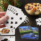 Reflexionen von Fällen Spielkarten (In Situ)