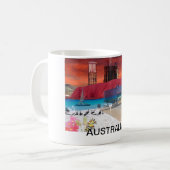 REFLEXIONEN VON Felsen Unze ULURU Ayers Kaffeetasse (Vorderseite Links)