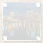 Reflexionen von Pittsburgh Glasuntersetzer (Rückseite)