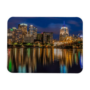 Reflexionen von Pittsburgh Magnet