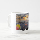 REFLEXIONEN VON UNZE    AUSTRALIEN KAFFEETASSE (Vorderseite Links)