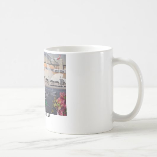 REFLEXIONEN VON UNZE    AUSTRALIEN KAFFEETASSE (Rechts)