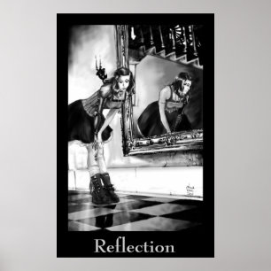 Reflexions-Druck Poster